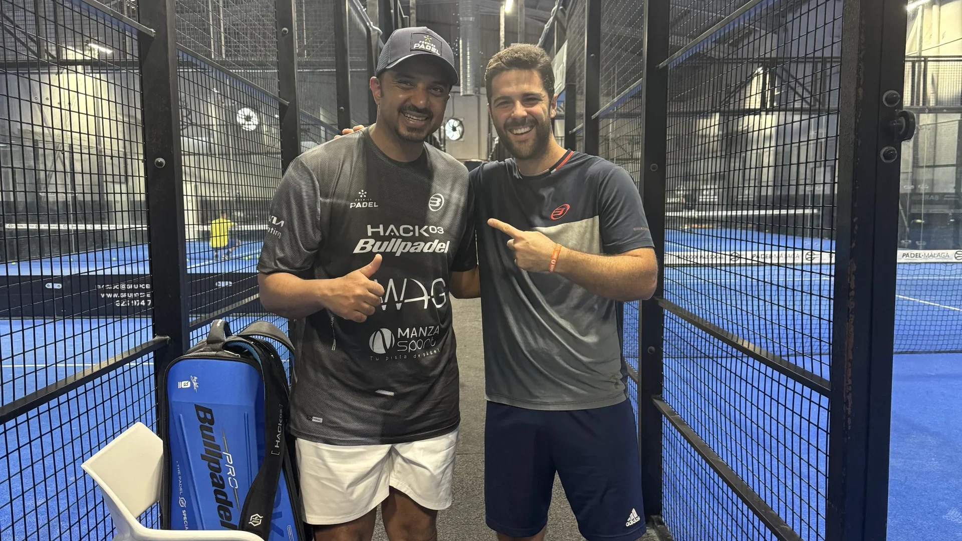 Padel training review – Abdulla Al-suwaidi (Qatar) sessions at Malaga Indoor with pro coaches